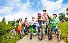 Kids on bikes