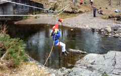 Tyrolean traverse