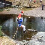Tyrolean traverse